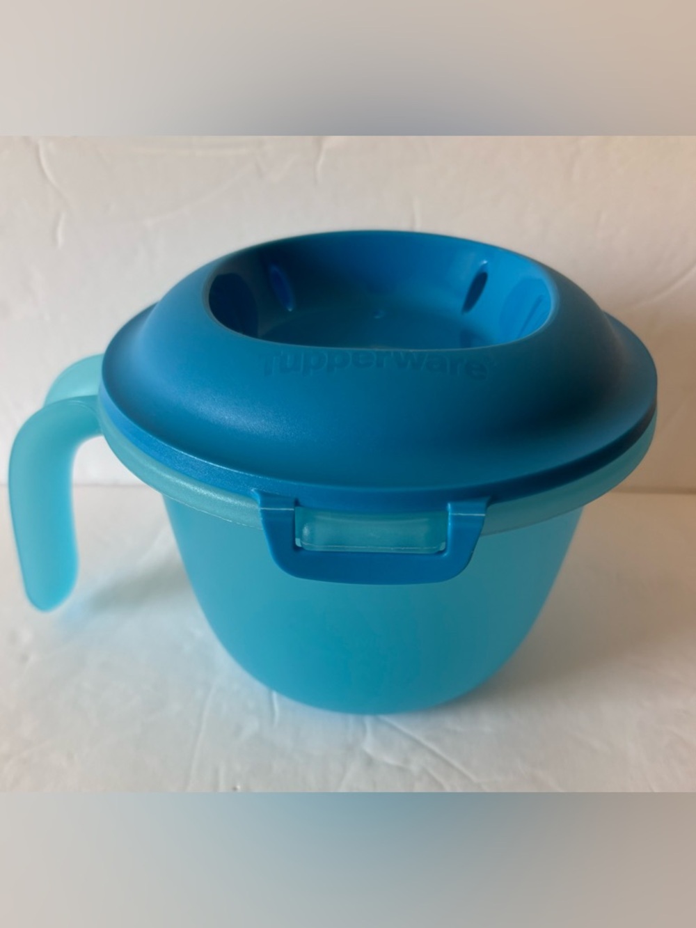 Tupperware Junior Microwave Rice Cooker Blue 6972A-4